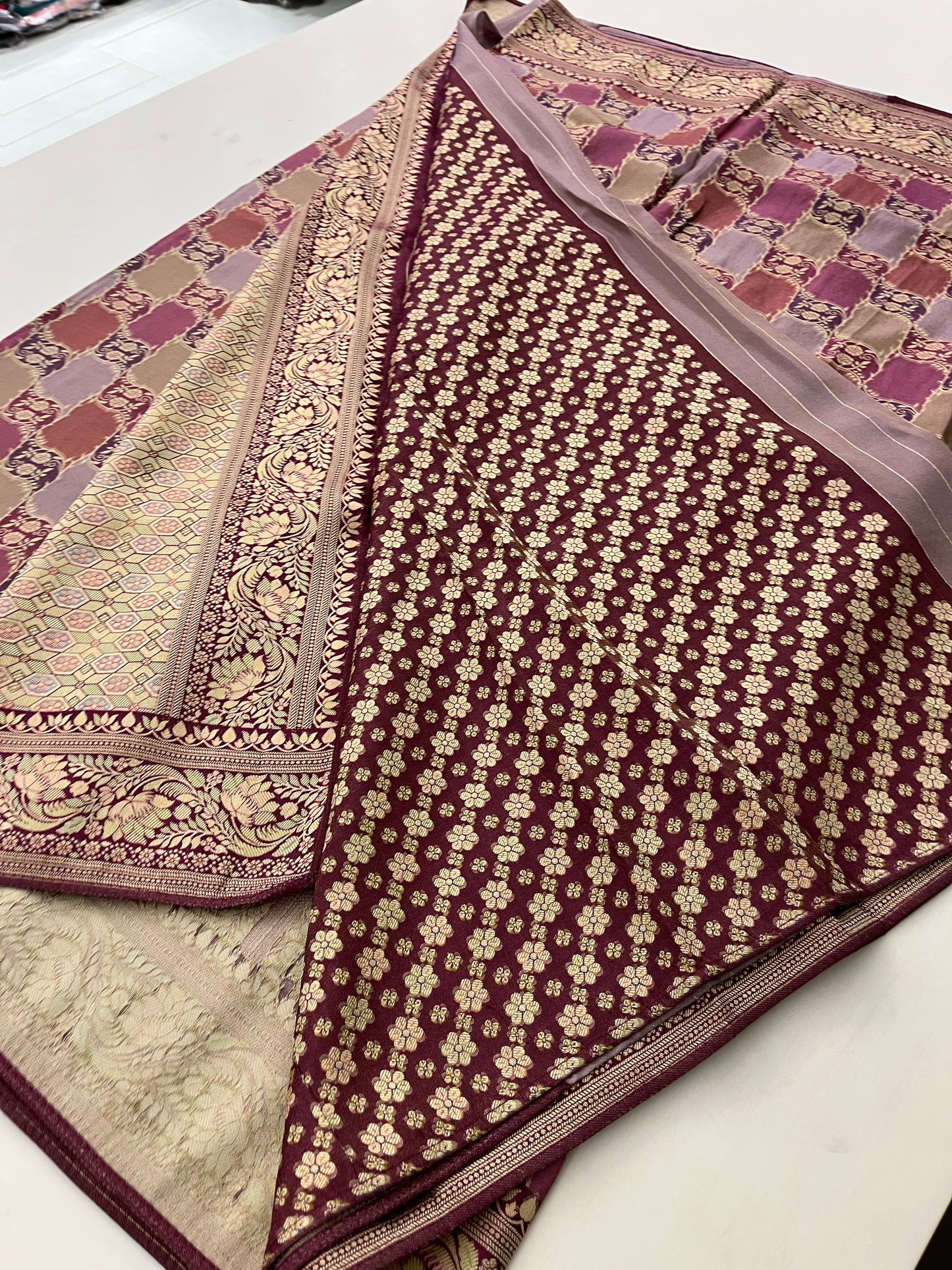 Designer Satin Banaras