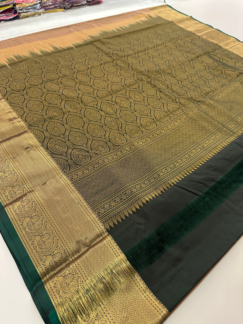 Semi Kanchi Silk Saree-JU7