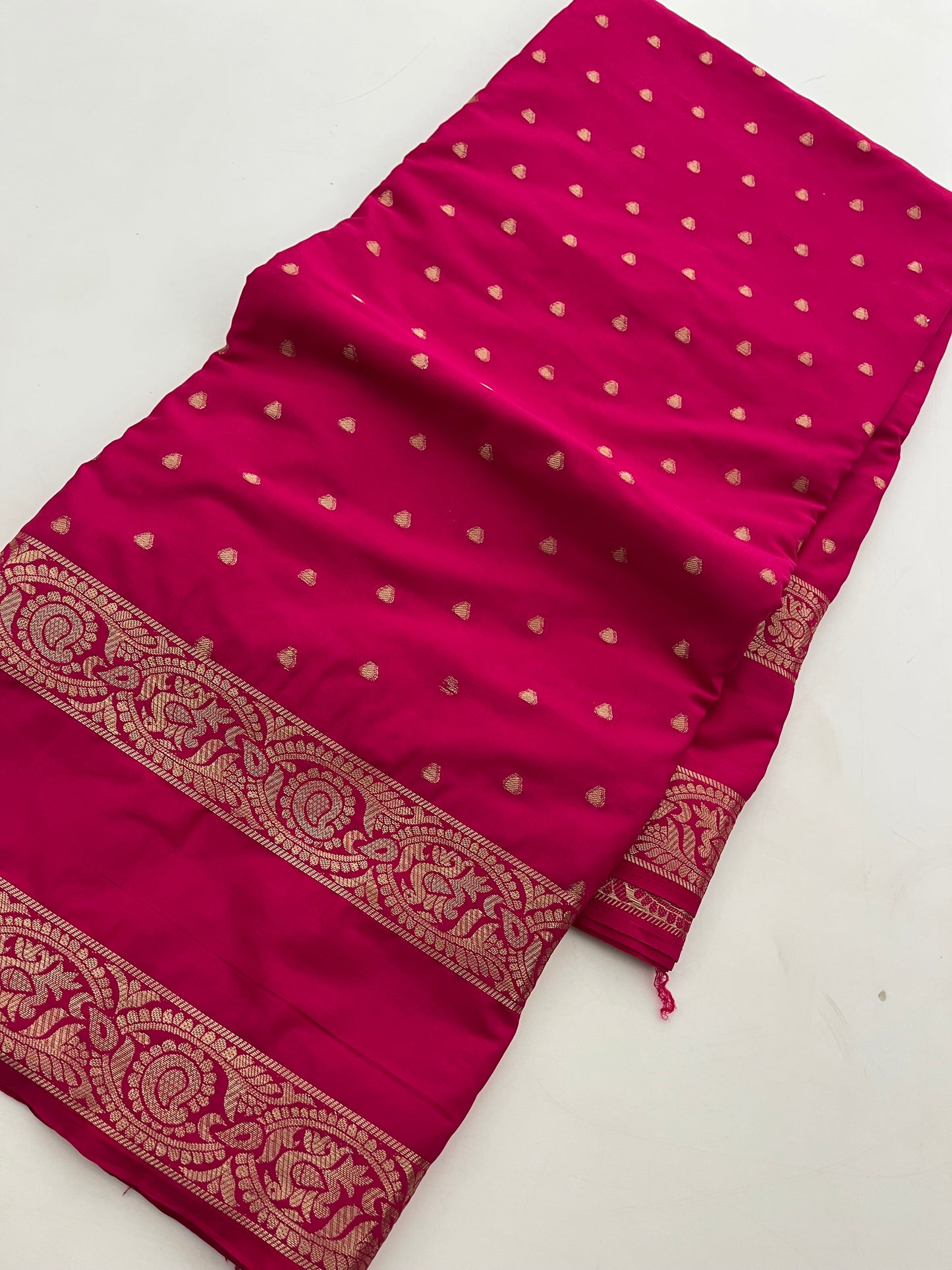 Semi Crepe  Silk Saree