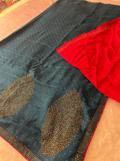 Tussar Work Fancy Saree