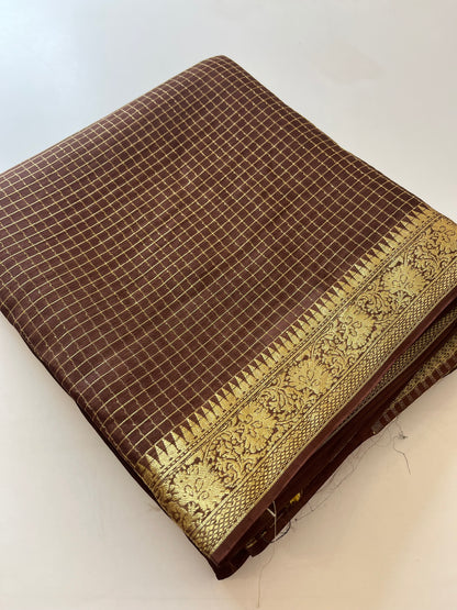 Banarasi Crape Checks