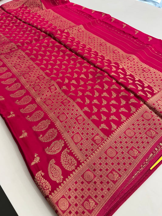 Pure Banarsi Satin Silk