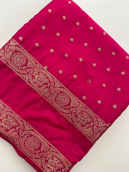 Semi Crepe  Silk Saree
