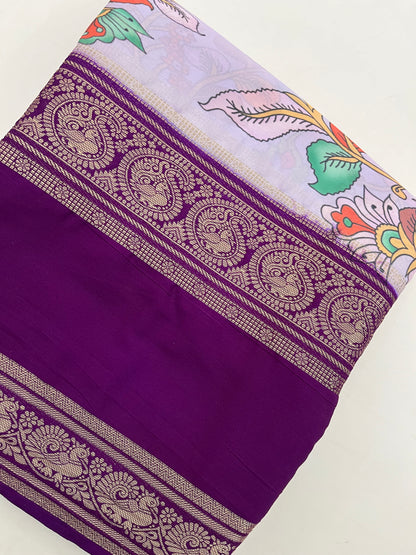 Ju10 Printed Semi Mysore Silk