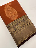 Semi Kanchi Silk Saree-J30
