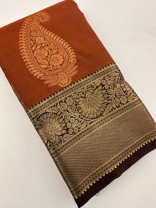 Semi Kanchi Silk Saree-J30