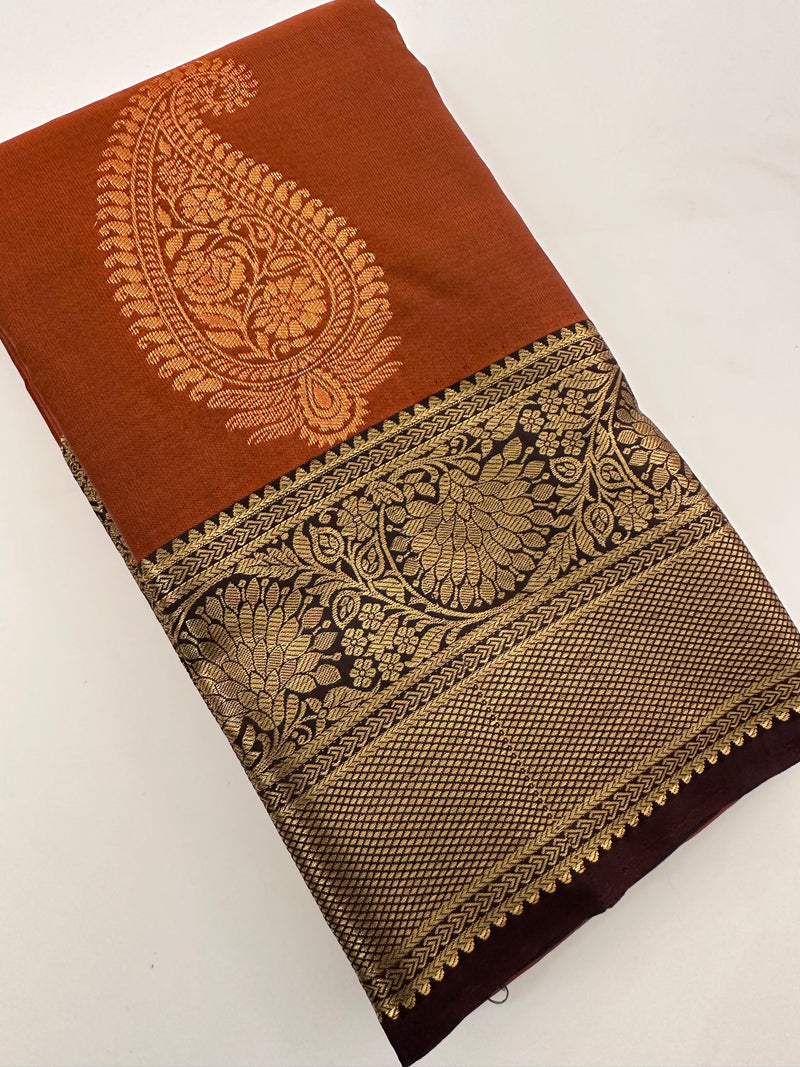Semi Kanchi Silk Saree-J30