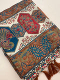 Kalamkari Tussar Printed-M26