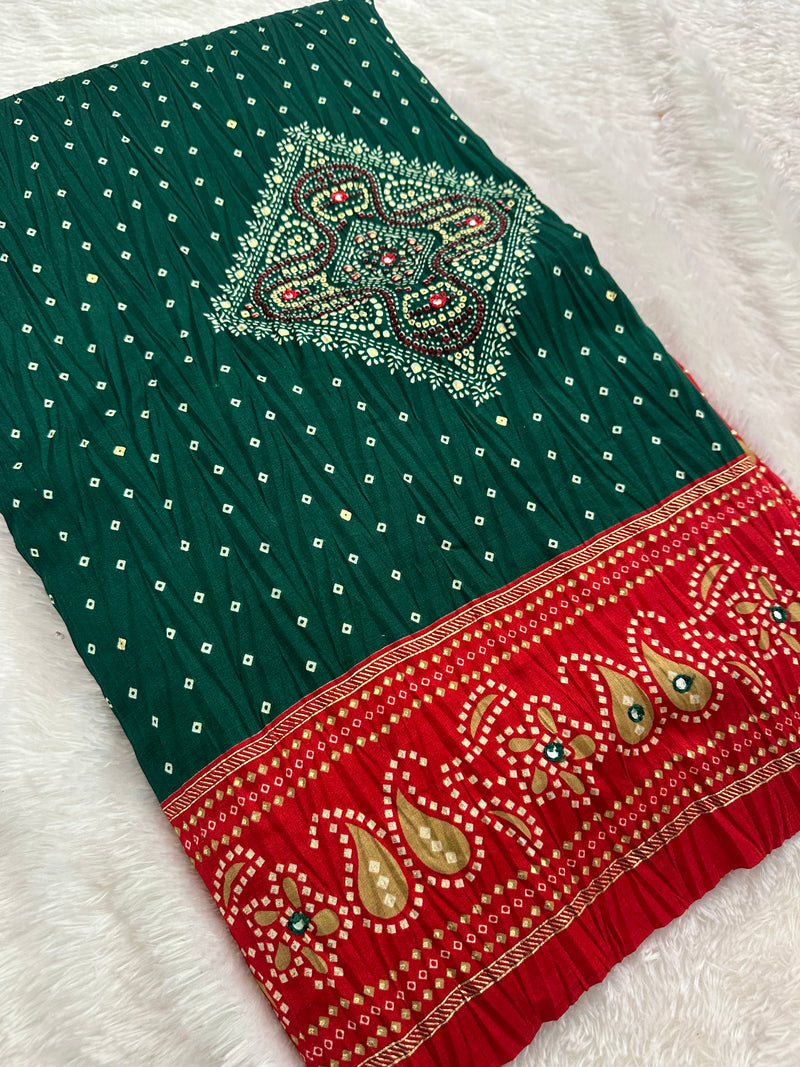 Crush Patola Fancy Saree-JU5