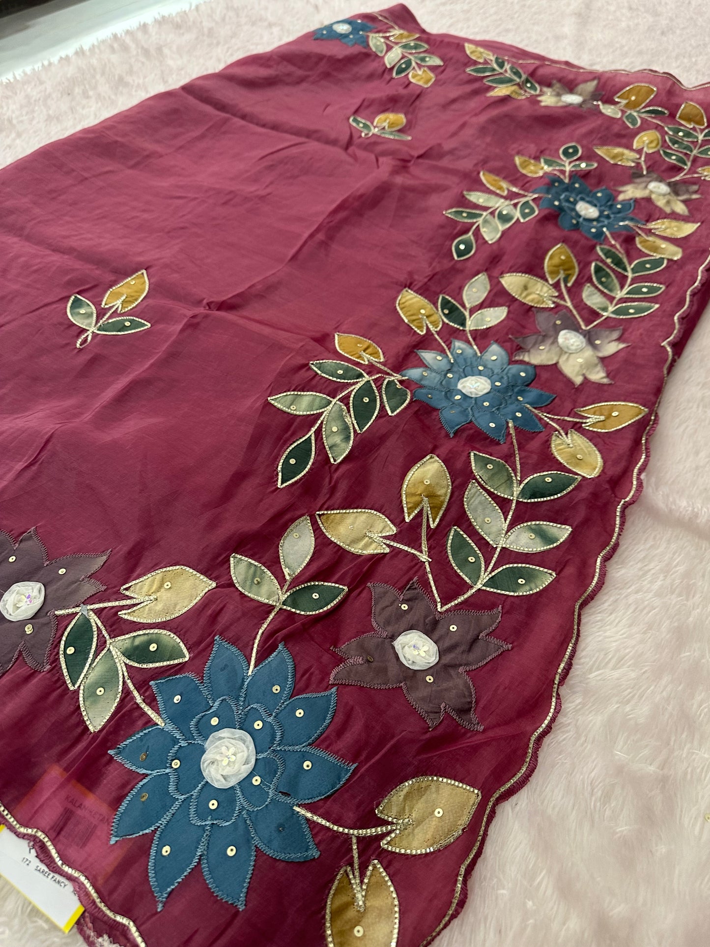 Designer Organza Saree-M16