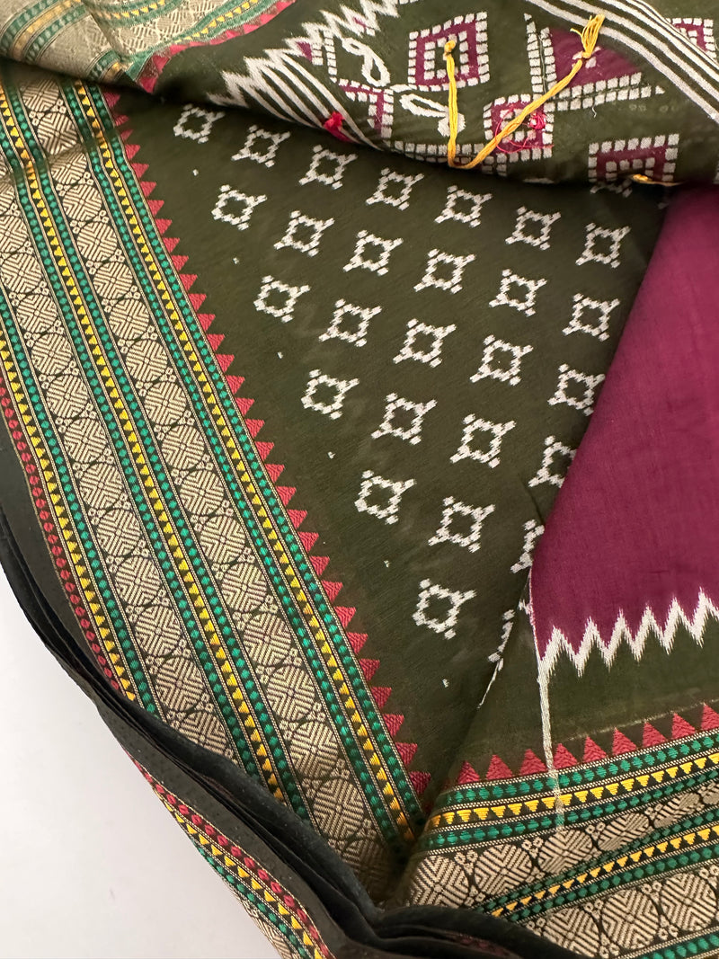 Premium Designer Chanderi Mul Fabric With Designer Border and Weaving Pallu with Tassels❤️❤️-J23