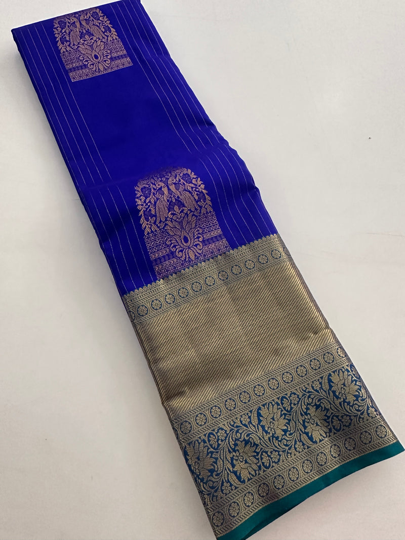 Semi Kanchi Silk Saree-J22