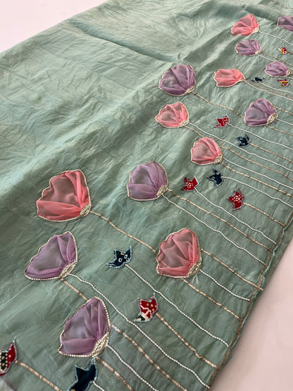 Soft organza designer fancy