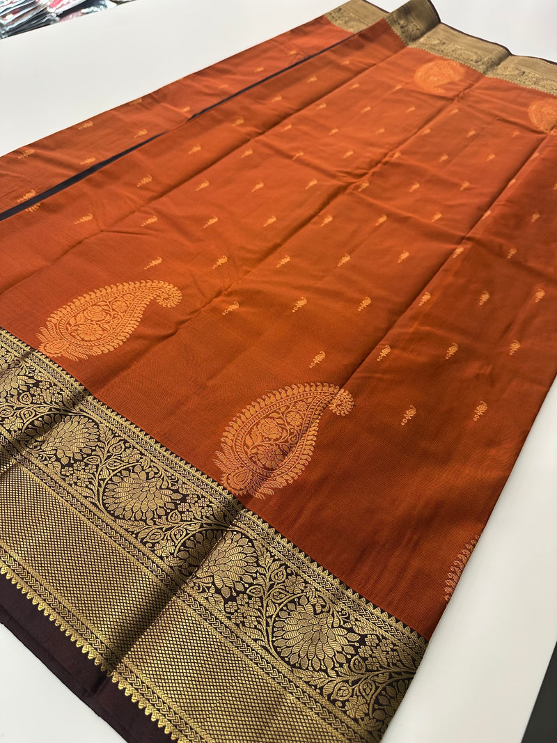Semi Kanchi Silk Saree-J30