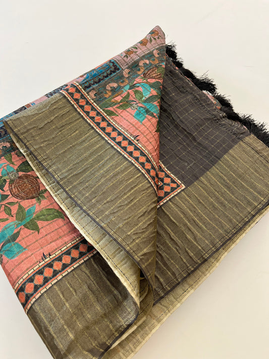 Crush Tussar Printed