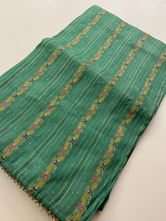 Designer Cut Dana Embroidery Stripes