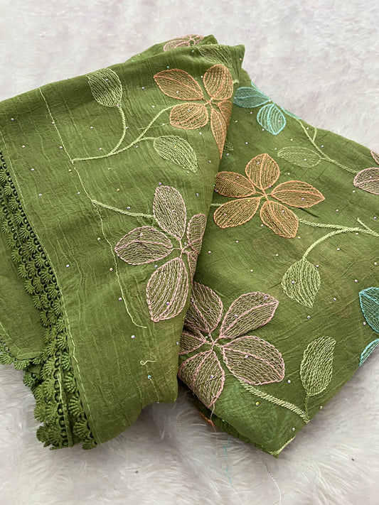 Organza Fancy saree