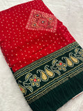 Crush Patola Fancy Saree-JU5