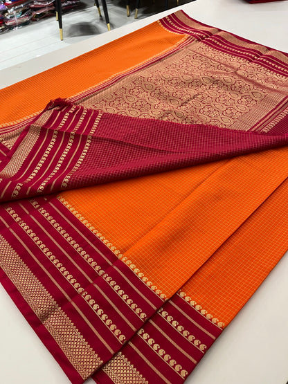 Crepe Silk Designer Saree