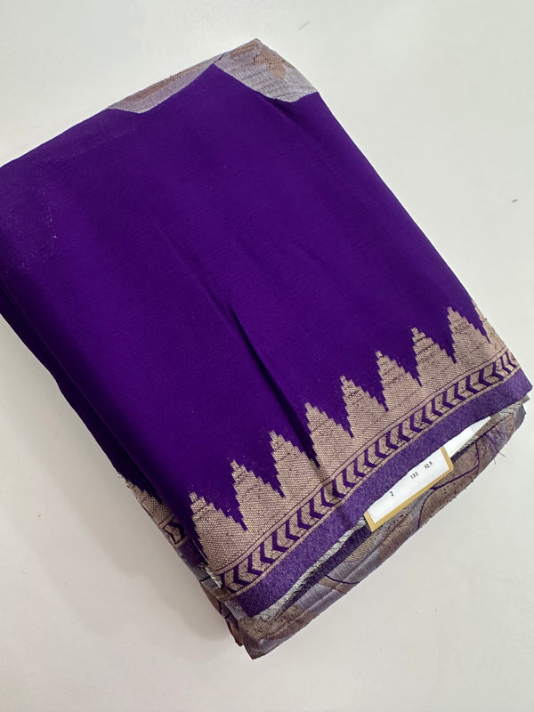 🌹Beautiful Soft Georgette Sarees,, Centric Weaving Big Floral Buttas all over,, self blouse with butties 🌹 JU27