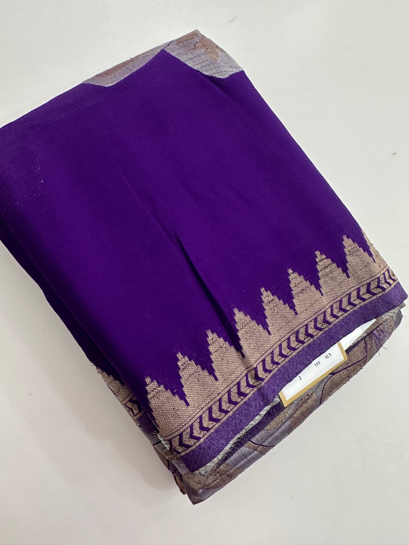 🌹Beautiful Soft Georgette Sarees,, Centric Weaving Big Floral Buttas all over,, self blouse with butties 🌹 JU27