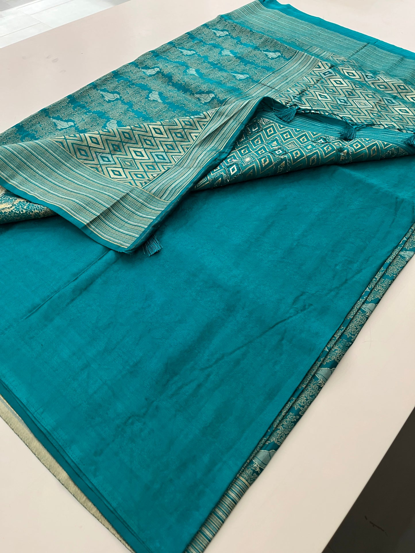 Banarasi crepe Brocade Saree