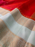 Silk Saree - Pink & Pista Green (CR21)