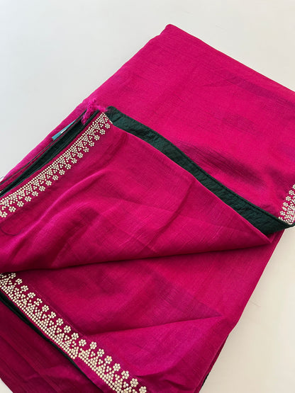 Stone work fancy saree