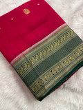 Fancy Tussar Silk Saree-JU13