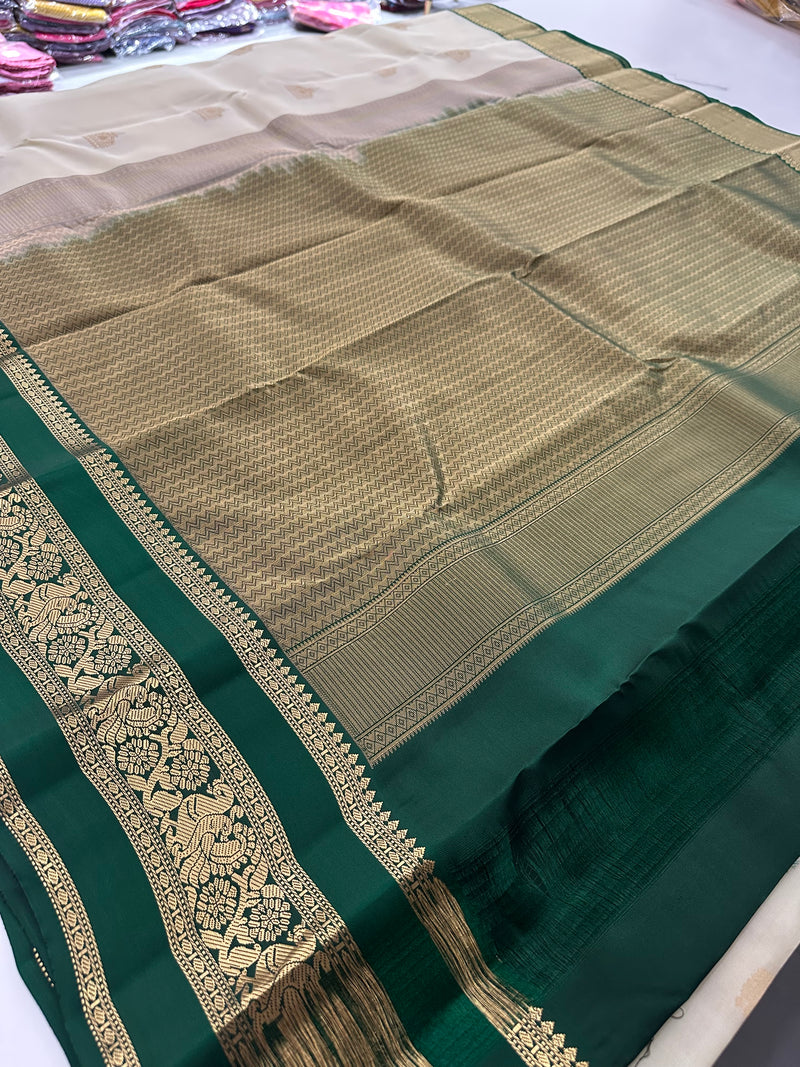 Self Kanchi Silk Sarees🌹-AU14
