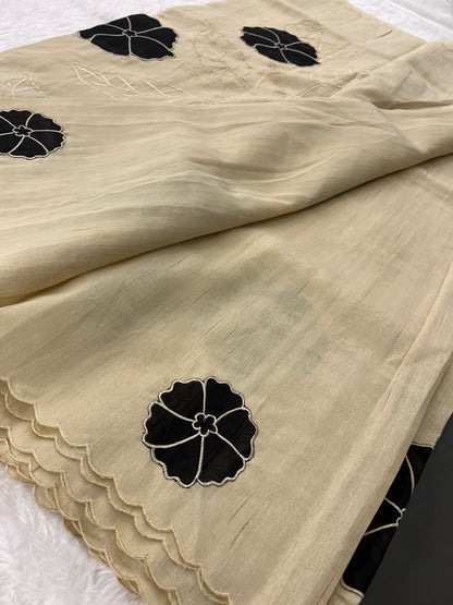 Tussar Appliqué J31