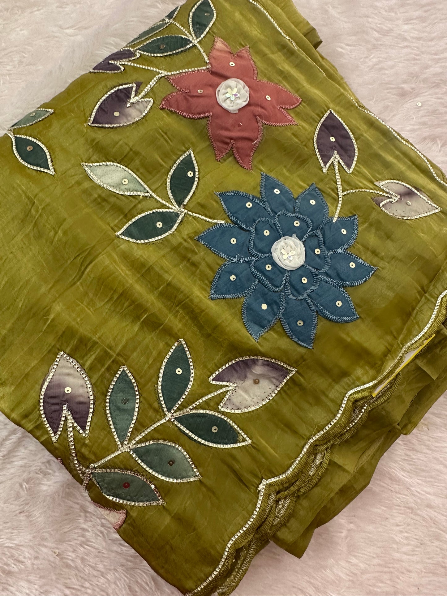 Designer Organza Saree-M16