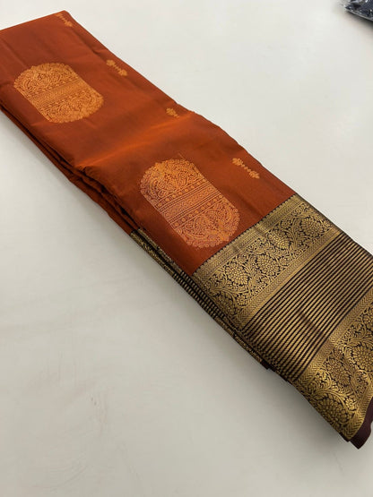 Rust Orange Silk -F12