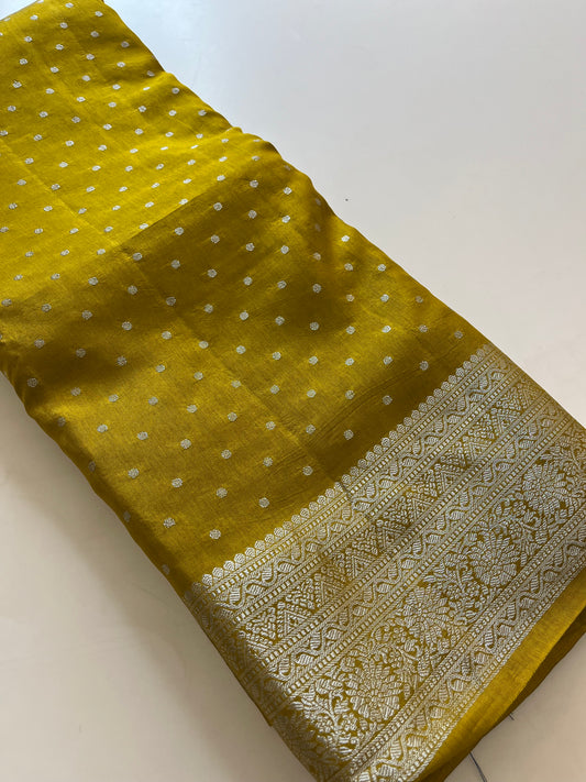 Silver Butties Banarasi Viscose