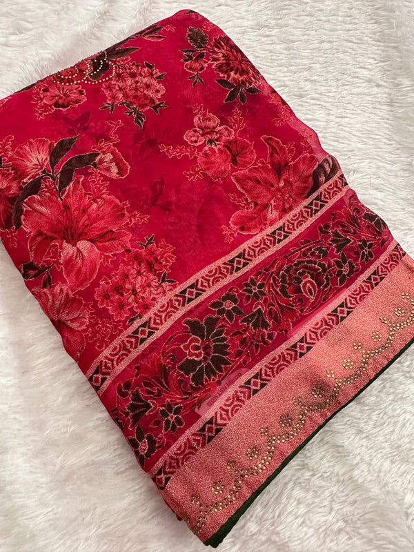 Brosso Fancy Saree New-JU10