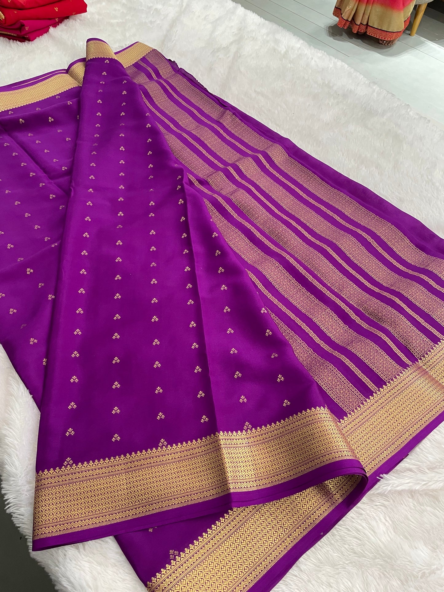 Pure Crape Mysore silk