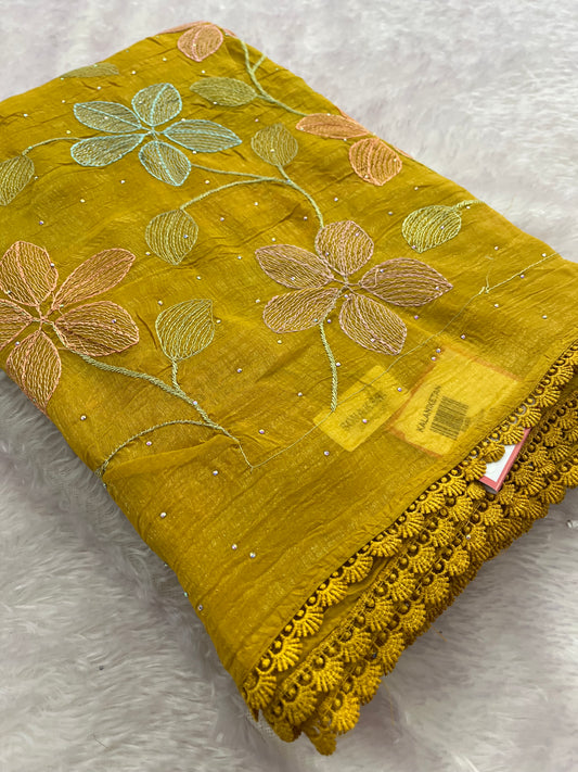 Organza Fancy saree