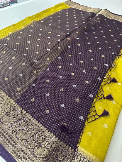 Viscose Banarasi saree-M27