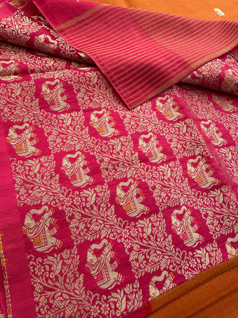 Banarasi Viscose Fancy Saree-JU10