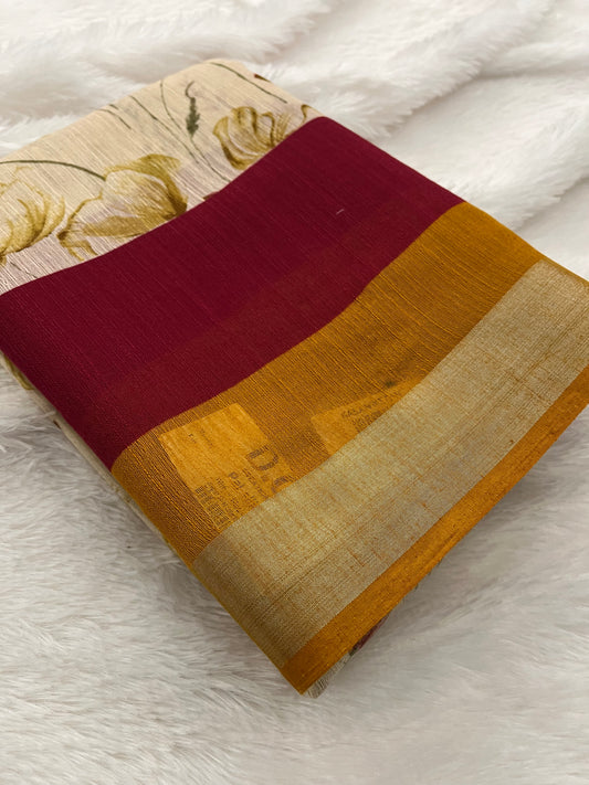 M10 linen chiffon