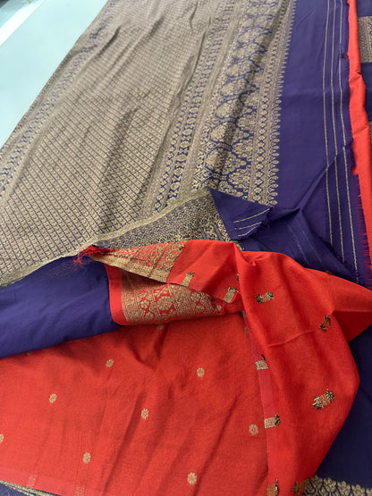 Kalamkari Tussar Printed-M26