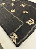 BLACK PREMIUM TUSSAR WORH GOLD WEAVING BUTTAS-M21