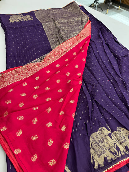 142 Banarasi crape