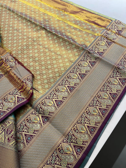 Designer Kanchi silk saree