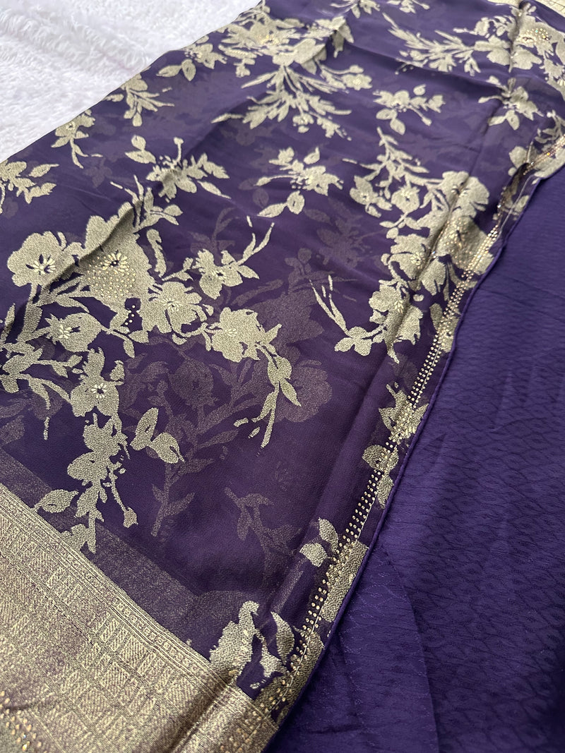 Brosso Fancy Saree New-JU3