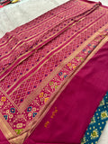 Ikkat Print Crape Chiffon-M26
