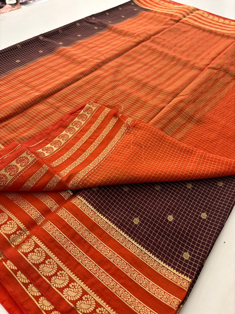 Fancy Crape Saree-J18