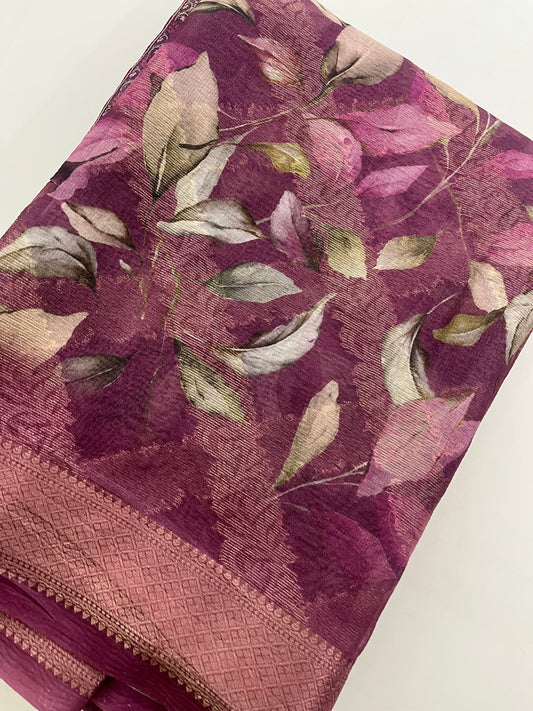 Ju8 Foil Chiffon