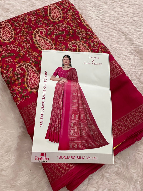 🌹New Launch🌹
Printed Vintage Style Crape Chiffon Sarees in Beautiful Bentex Border Style 🌹
-JU16