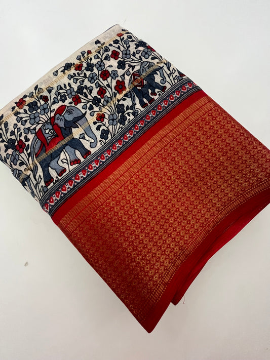 Kalamkari Chiffon